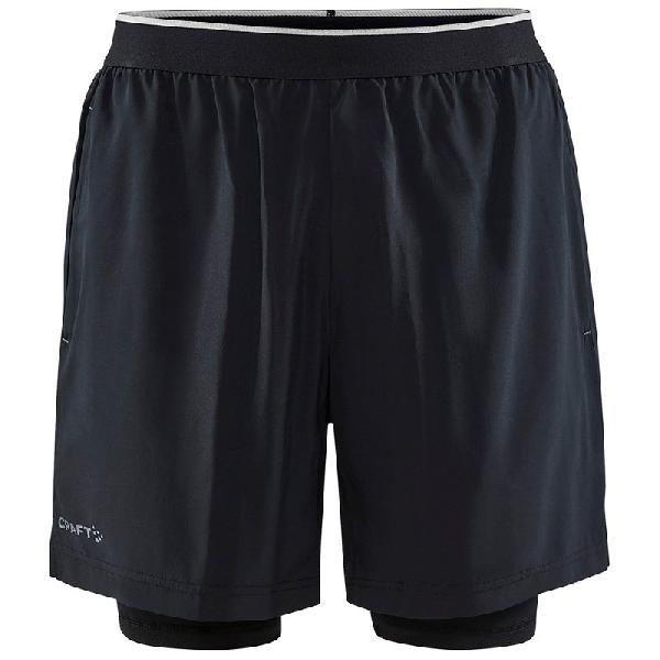 Foto van Craft ADV Essence Perforated 2-in-1 shorts zwart heren L