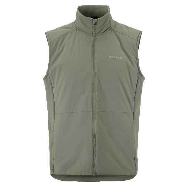 Foto van Craft ADV Essence Warm 2 hardloopvest mouwloos groen heren XL