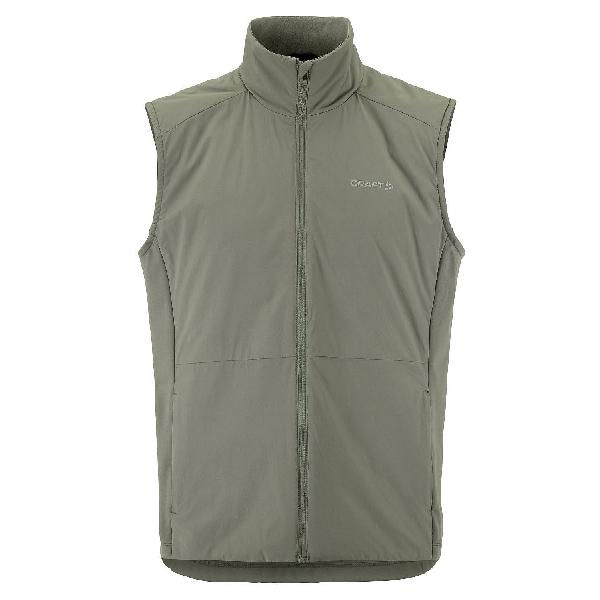 Foto van Craft ADV Essence Warm 2 hardloopvest mouwloos groen heren