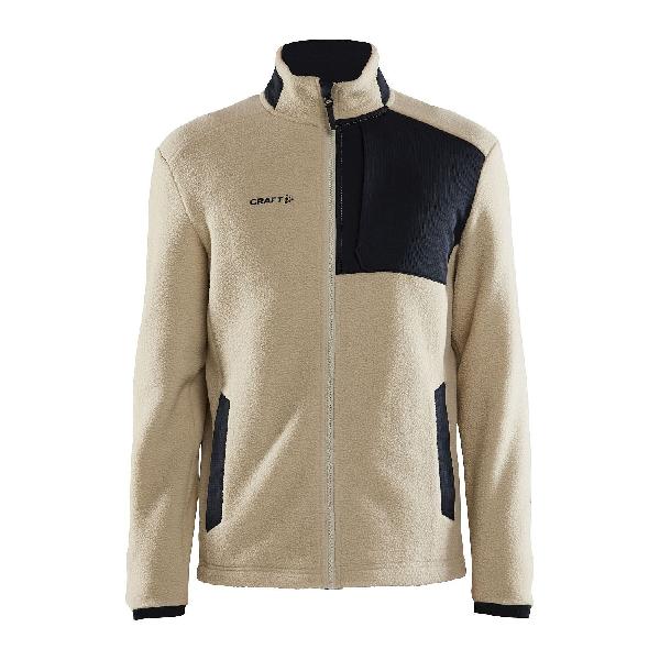 Foto van Craft ADV Explore Pile Fleece jack beige heren