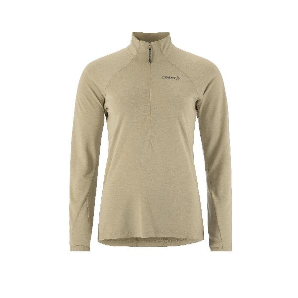 Foto van Craft ADV Subz Wool 3 ondershirt lange mouw beige dames