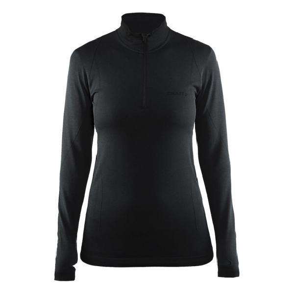 Foto van Craft Active Comfort Zip lange mouw ondershirt zwart/solid dames XL