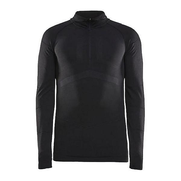 Foto van Craft Active Intensity zip lange mouw ondershirt zwart heren