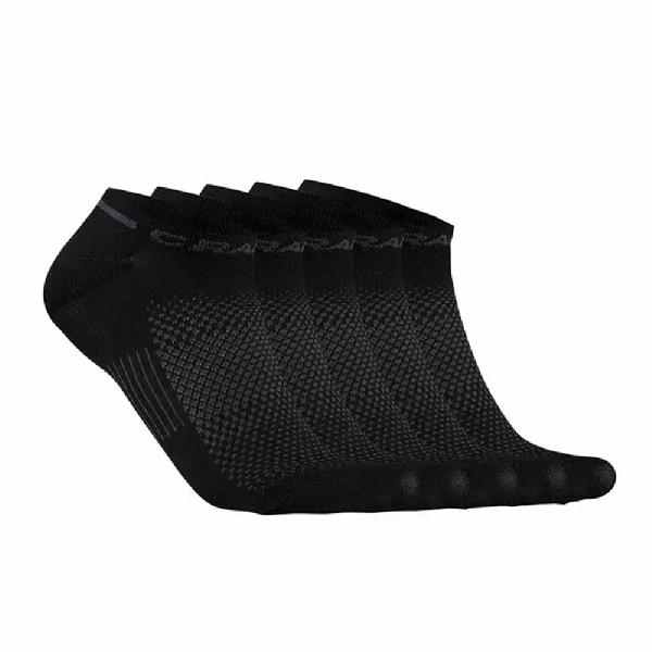 Foto van Craft Active Shaftless sokken 5-pack zwart unisex 37-39
