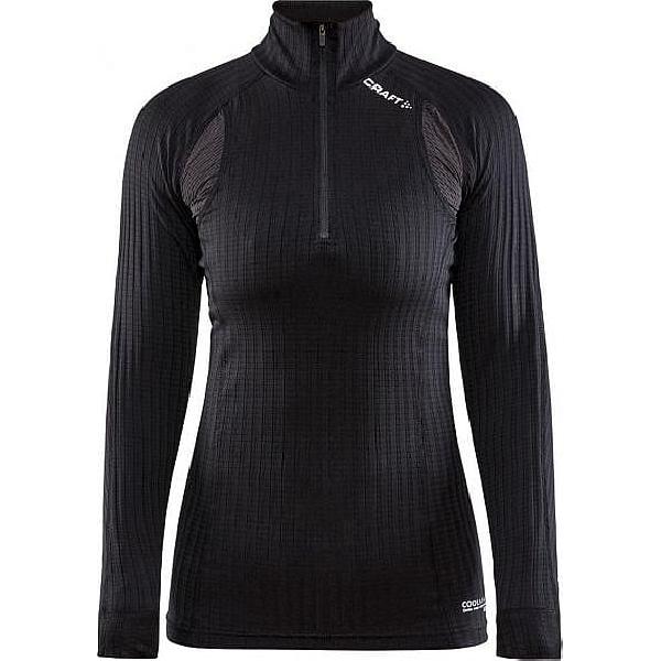 Foto van Craft Active extreme X zip ondershirt lange mouw zwart dames