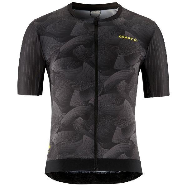 Foto van Craft Advanced Aero fietsshirt korte mouw zwart heren M