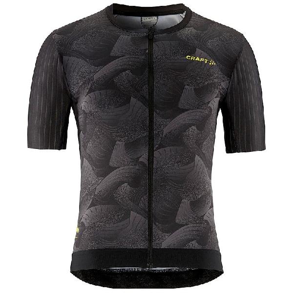 Foto van Craft Advanced Aero fietsshirt korte mouw zwart heren