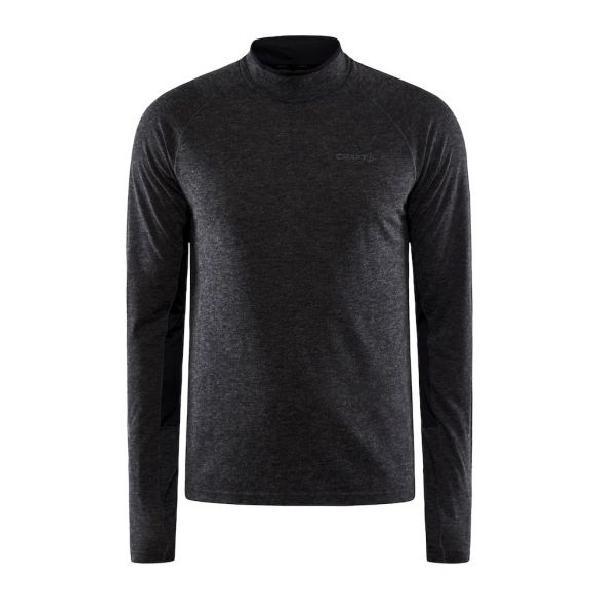Foto van Craft Advanced Subz Wool 2 lange mouw hardloopshirt heren zwart S