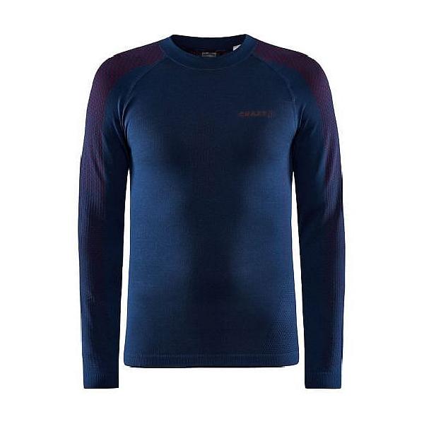 Foto van Craft Advanced Warm Fuseknit ondershirt blauw heren