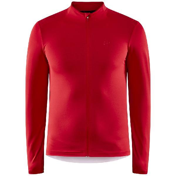 Foto van Craft Advanced bike Essence fietsshirt lange mouw rood heren L