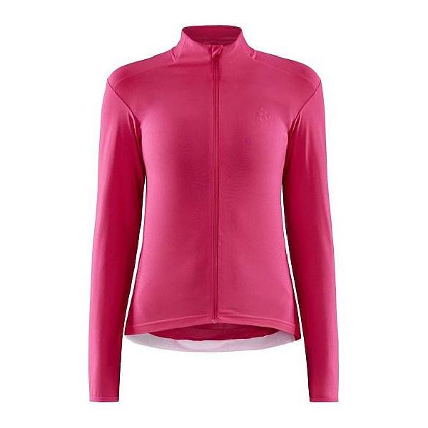 Foto van Craft Advanced bike Essence fietsshirt lange mouw roze dames