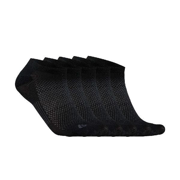 Foto van Craft CORE Dry Footies sokken 5-pack zwart unisex 43-45