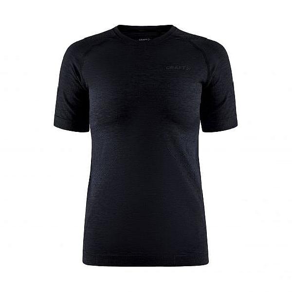 Foto van Craft CORE dry active comfort ondershirt korte mouw zwart dames