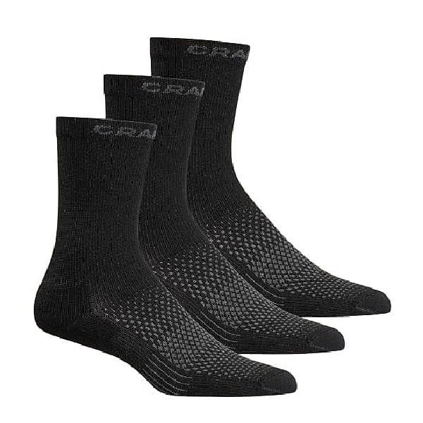 Foto van Craft CORE high dry sock 3-pack zwart unisex
