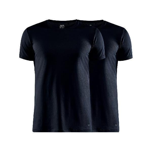 Foto van Craft Core Dry Multi T-Shirt 2-Pack heren zwart L