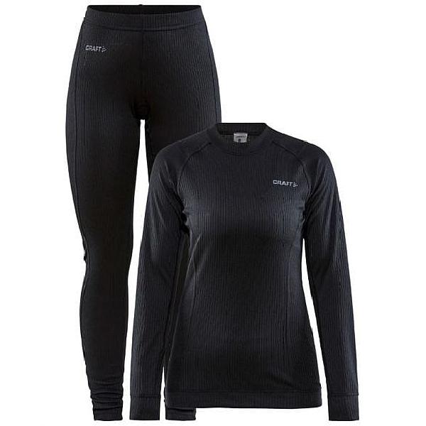 Foto van Craft Core Dry thermo onderkleding set zwart dames