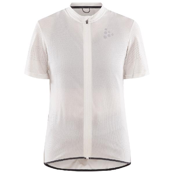Foto van Craft Core Endurance lumen fietsshirt korte mouw aswit dames M