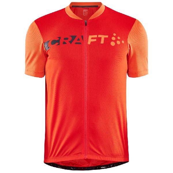 Foto van Craft Core Endurance lumen fietsshirt korte mouw rood heren L