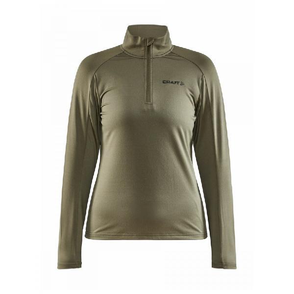 Foto van Craft Core Gain ondershirt lange mouw groen dames L