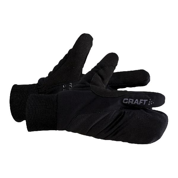 Foto van Craft Core Insulate Split Finger handschoenen zwart unisex XL