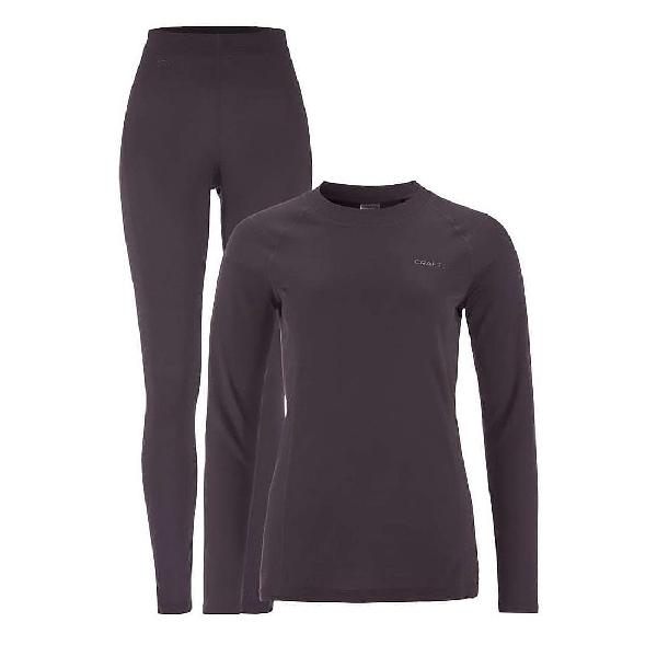 Foto van Craft Core Warm thermo onderkleding set paars dames