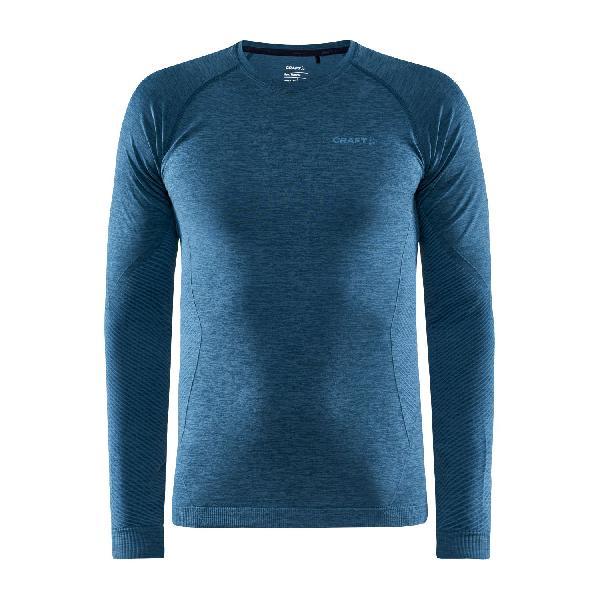 Foto van Craft Core dry active comfort shirt lange mouw blauw heren XL