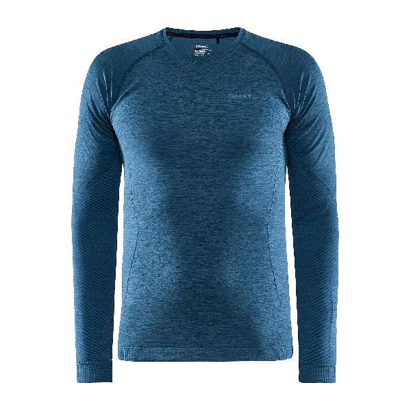Foto van Craft Core dry active comfort shirt lange mouw blauw heren