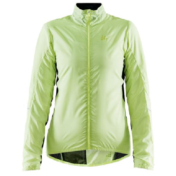 Foto van Craft Essence Light Wind fietsjack geel dames L