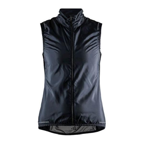Foto van Craft Essence Light Wind fietsvest mouwloos zwart dames S