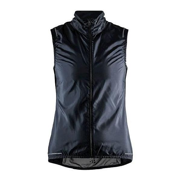 Foto van Craft Essence Light Wind fietsvest mouwloos zwart dames
