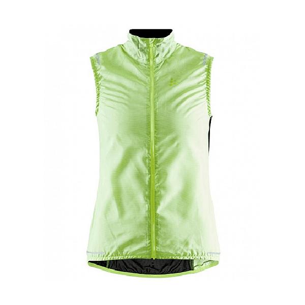 Foto van Craft Essence Light Wind mouwloos fietsvest geel dames