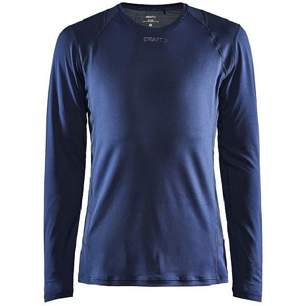Foto van Craft Essence slim hardloopshirt LS donkerblauw heren