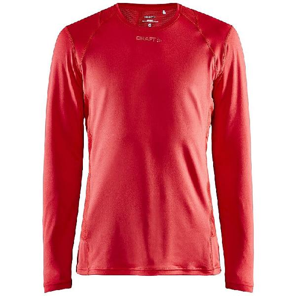 Foto van Craft Essence slim hardloopshirt LS rood heren