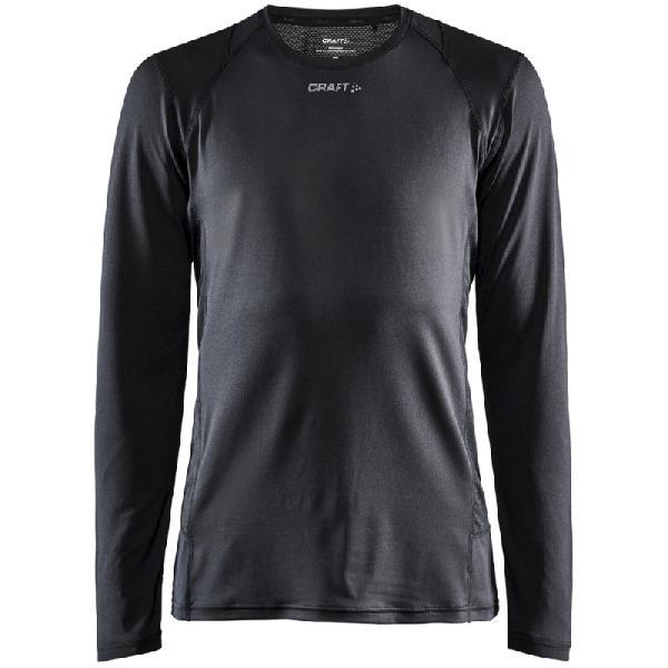 Foto van Craft Essence slim hardloopshirt LS zwart heren XL
