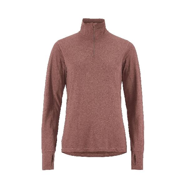 Foto van Craft Flow Half Zip ondershirt lange mouw roze dames