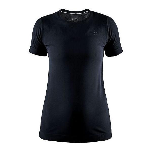 Foto van Craft Fuseknit light korte mouw ondershirt zwart dames