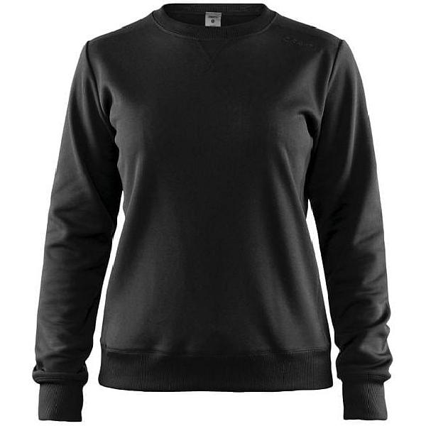 Foto van Craft Leisure vrijetijdssweater crewneck zwart dames