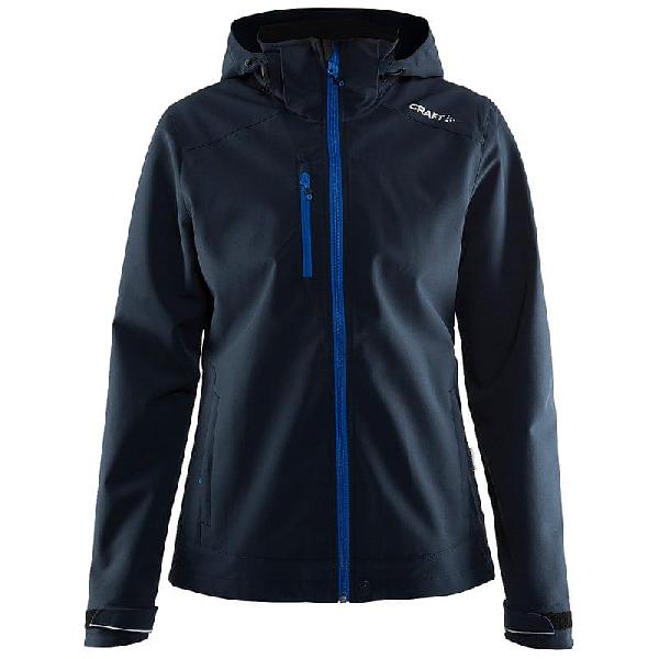 Foto van Craft Light softshell winterjas donkerblauw dames