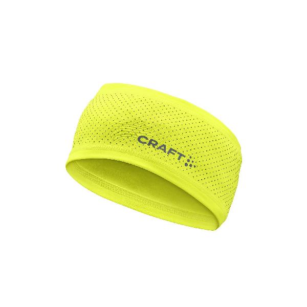 Foto van Craft Lumen Fleece 2 hoofdband geel unisex