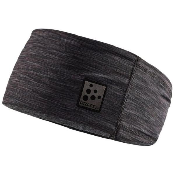 Foto van Craft Microfleece ponytail hoofdband zwart