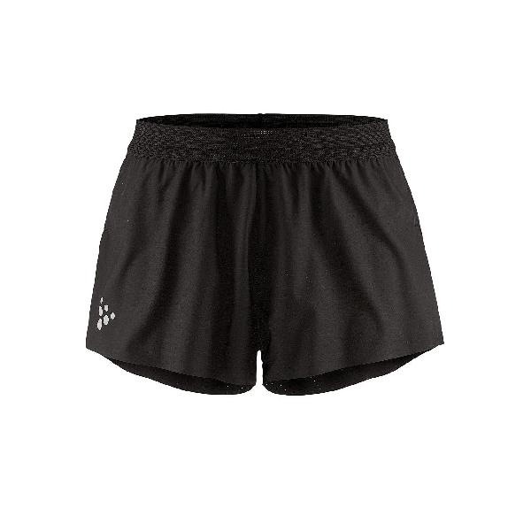 Foto van Craft PRO Hypervent Split hardloopbroek kort 2 zwart heren