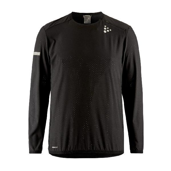 Foto van Craft PRO Hypervent Wind lange mouw hardloopshirt zwart heren XXL