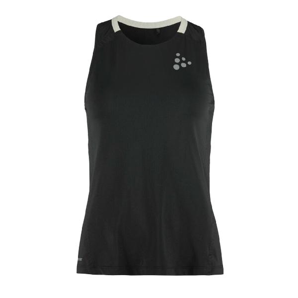 Foto van Craft PRO Hypervent hardloop singlet 2 zwart dames L
