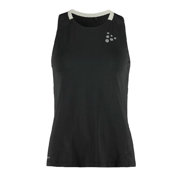 Foto van Craft PRO Hypervent hardloop singlet 2 zwart dames