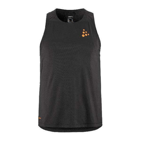 Foto van Craft PRO Hypervent hardloop singlet 2 zwart heren XL