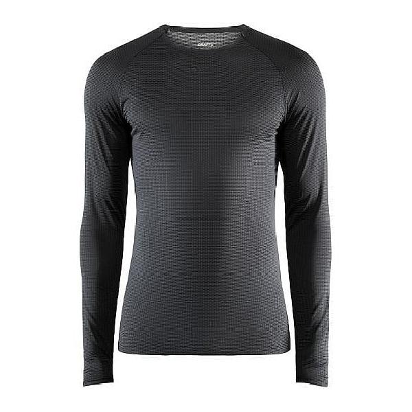 Foto van Craft Pro Dry Nanoweight lange mouw ondershirt zwart heren