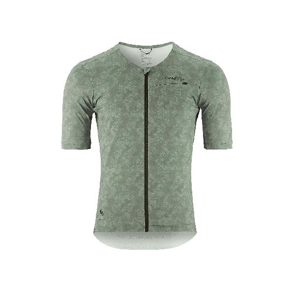 Foto van Craft Pro Gravel fietsshirt korte mouw Thyme/Multi Heren