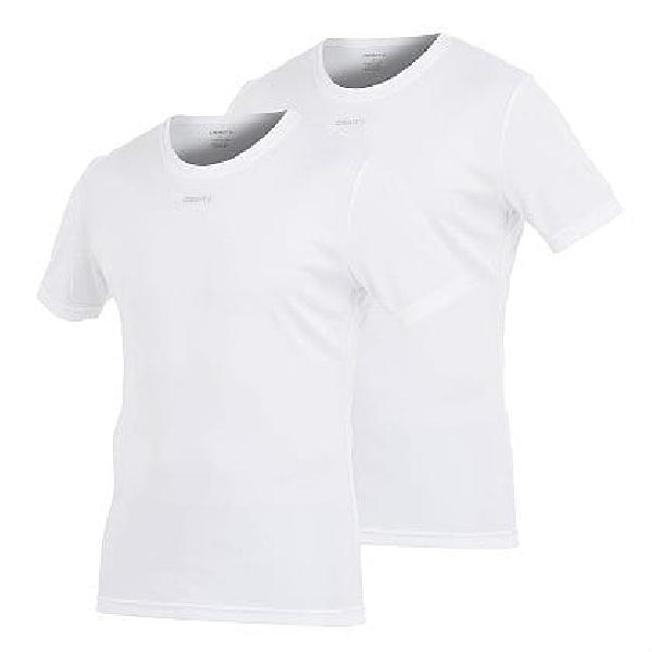 Foto van Craft Stay Cool Multi 2-pack Ondershirt Korte Mouwen Wit Heren