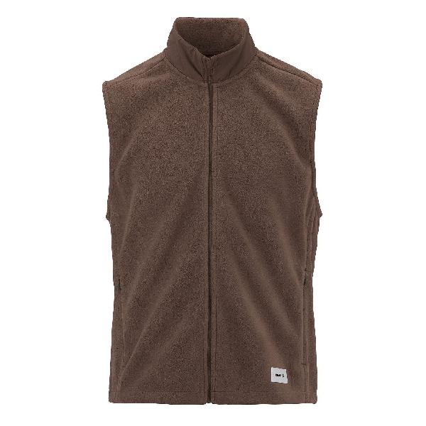 Foto van Craft Subz Fleece hardloopvest mouwloos bruin heren