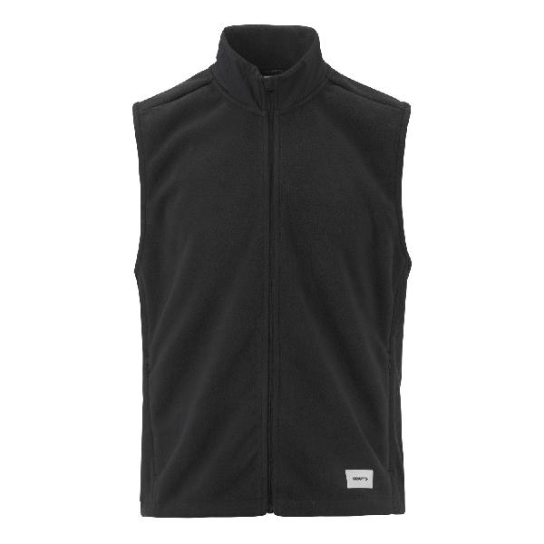 Foto van Craft Subz Fleece hardloopvest mouwloos zwart heren L